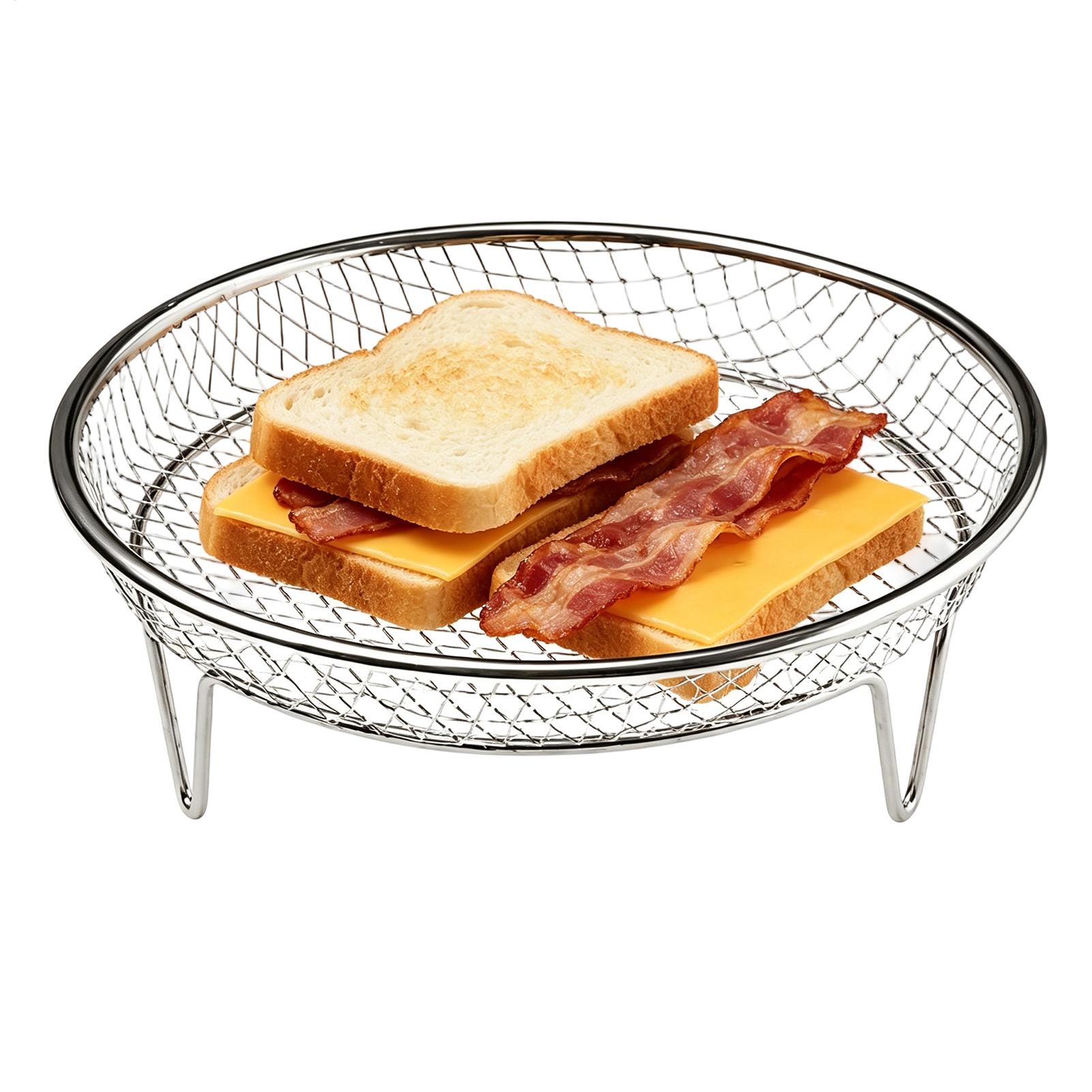 Kitchen Baking Rack - Cesto empilhável para fritadeira de ar,