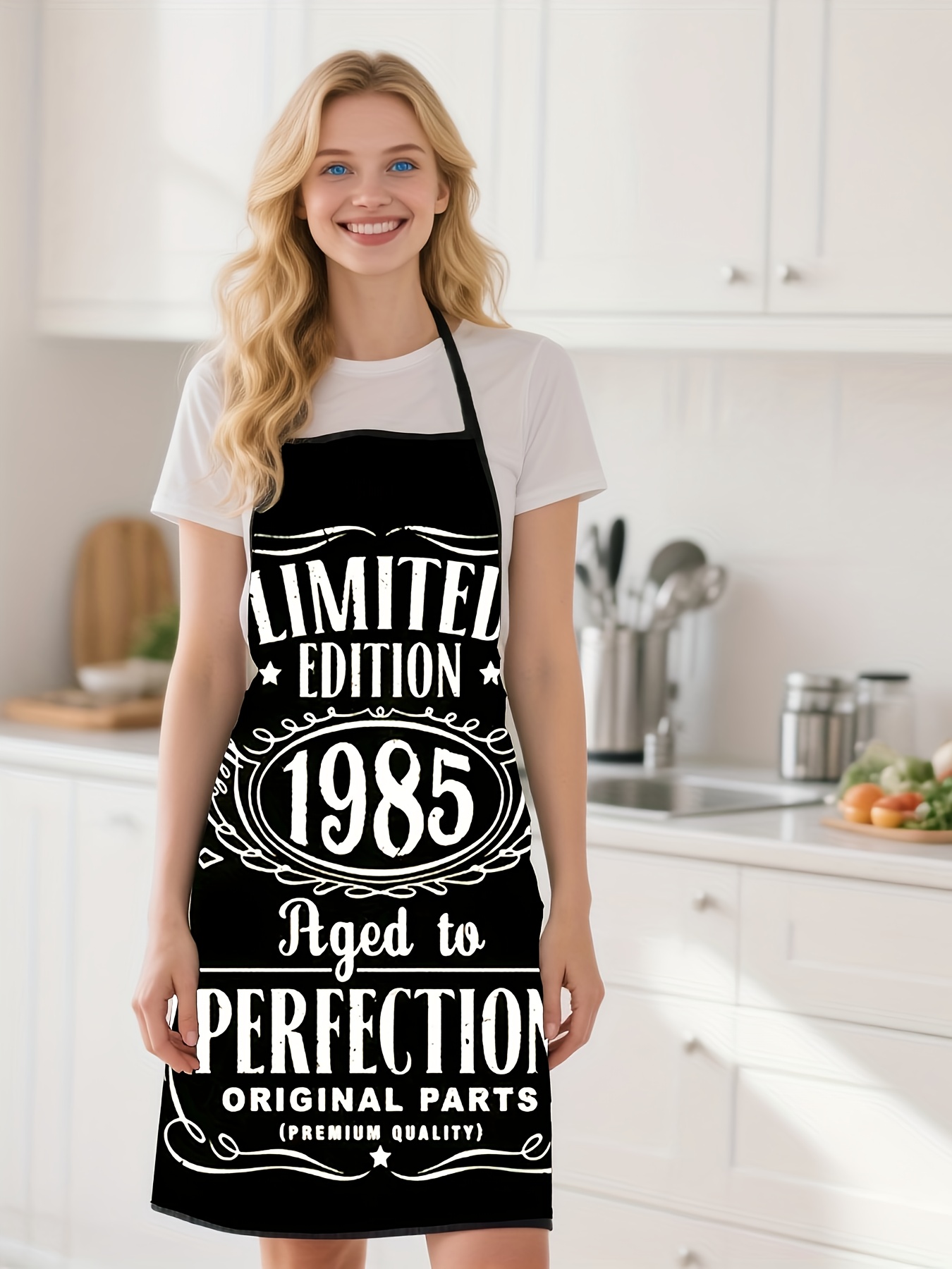 Kitchen Baking Background - Um avental de cozinha com fundo