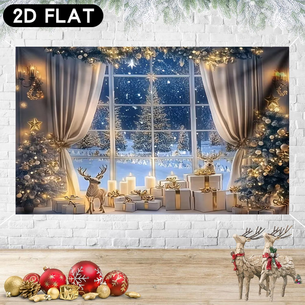 Kitchen Baking Background - Banner de fundo natalino de inverno