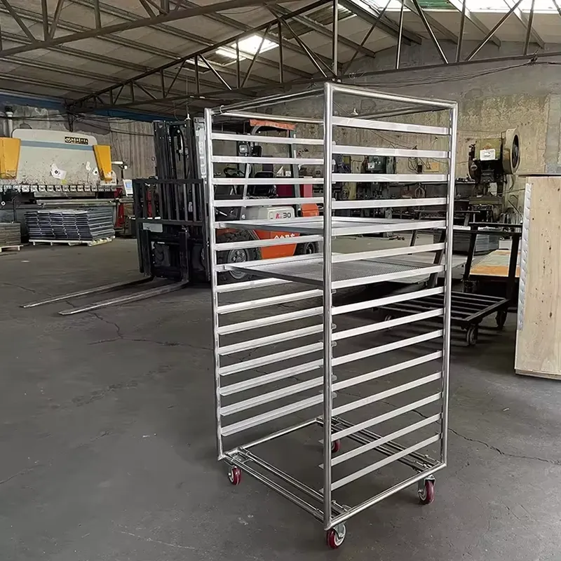 Kitchen Baking Cart - Carrinho de Aço Inoxidável com 15