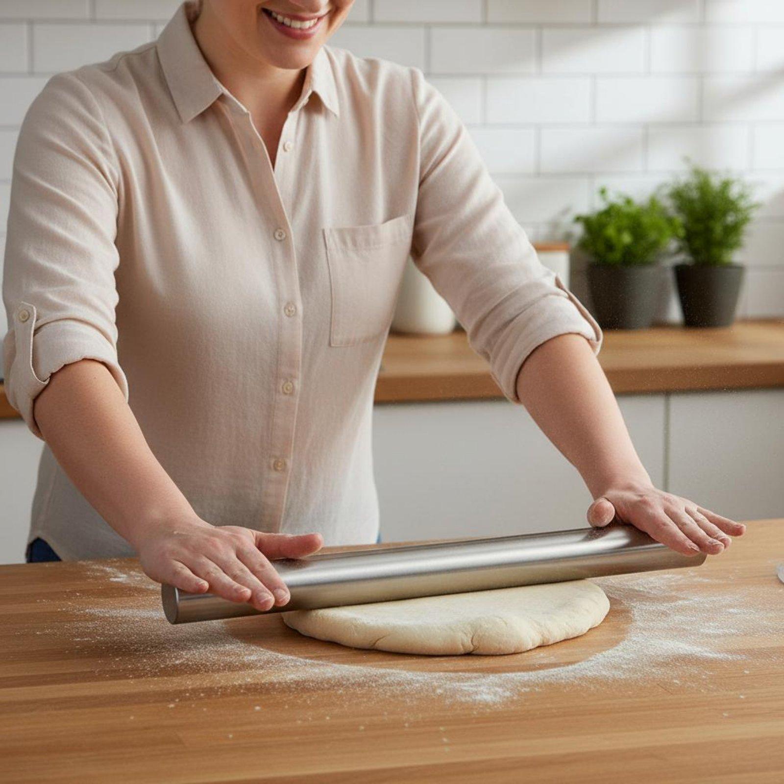 Rolo de Massa Profissional em  - Kitchen Roller Baking avaliação e preço