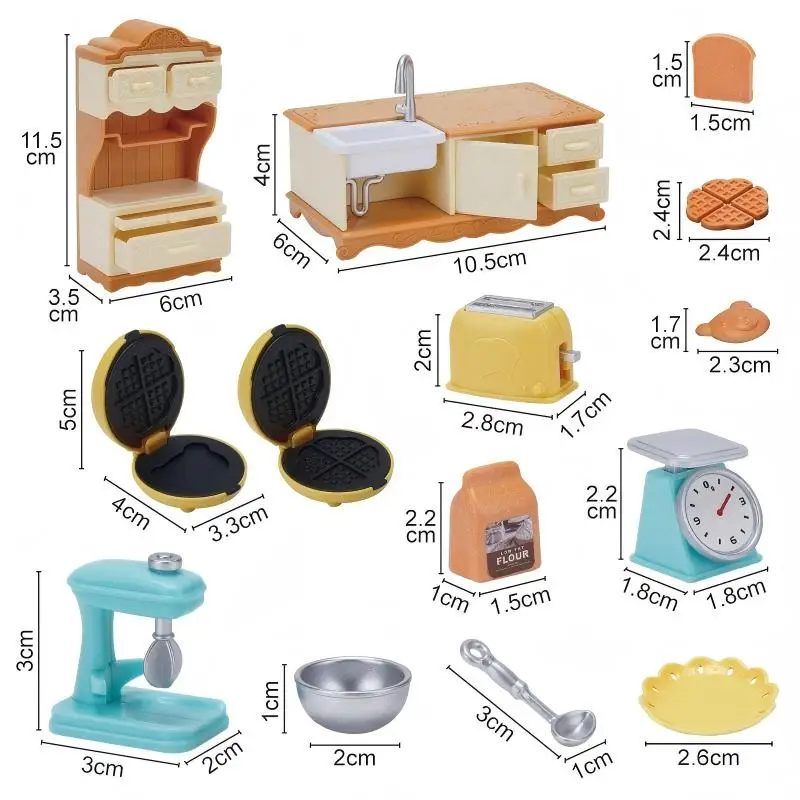 Conjunto de Móveis em Miniatur - Kitchen Uncle avaliação e preço