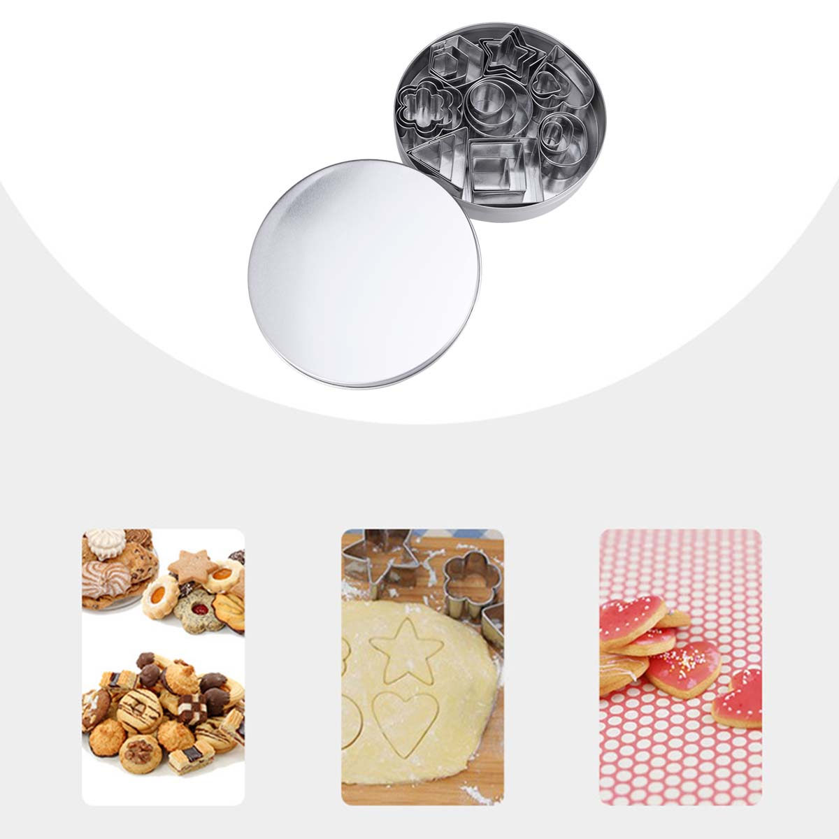 Conjunto de 24 cortadores de b - Baking Kitchen Set avaliação e preço