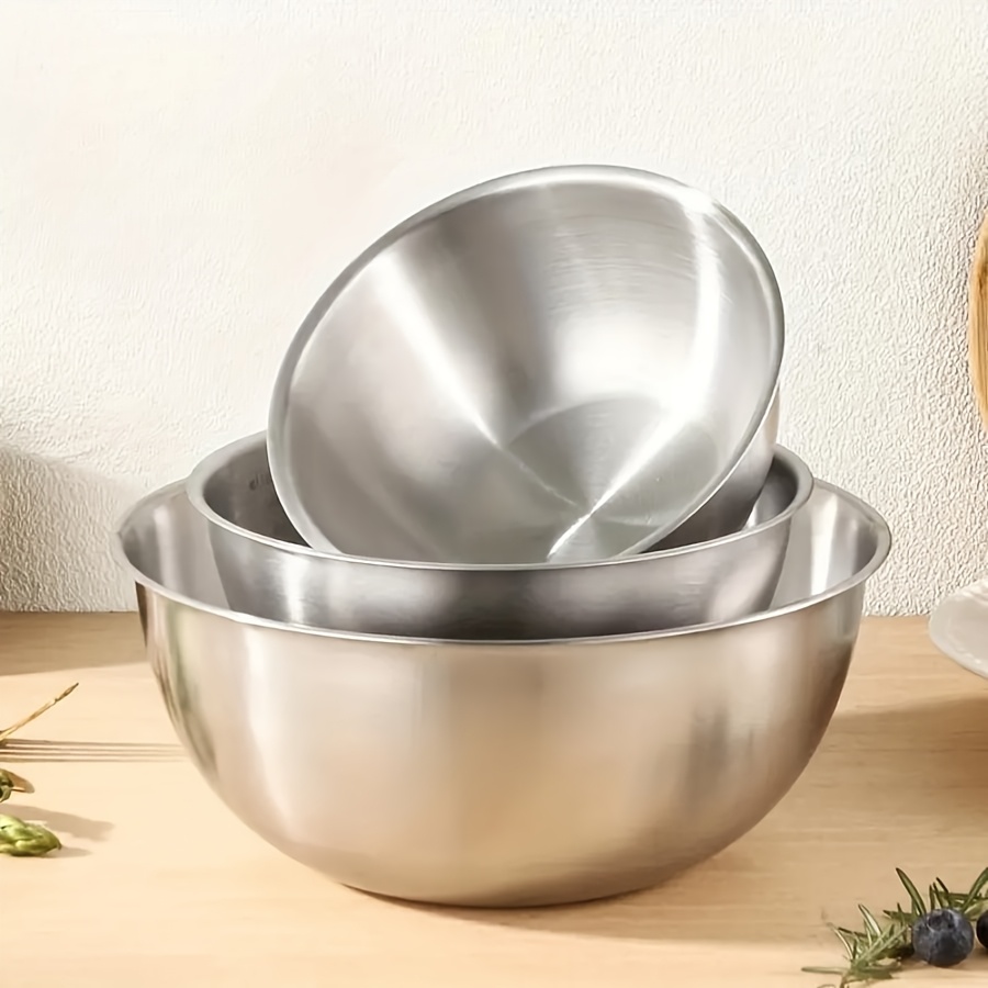 Conjunto de 3 Tigelas de Aço I - Baking Kitchen Set avaliação e preço